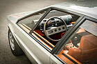 Audi Asso di Picche (1973) - als Kontrast zum gradlinigen Exterieur - rundlich dominiertes Interieur