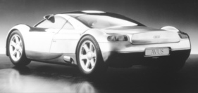 Audi Avus Quattro (1991) – Die Reifen waren eine Sonderanfertigun von Goodyear und tragen Audi-Ringe auf der Flanke