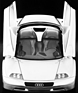 Bild: Audi Avus Quattro (1991) – Scherentüren als Vorahnung der späteren Liaison mit Lamborghini
