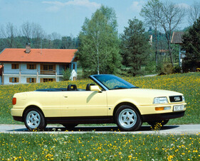 Audi Cabriolet (1991) – Die Keilform war auch 1991 und darüber hinaus noch angesagt.