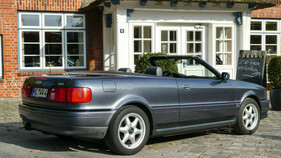 Audi Cabriolet 2.6E (1996) – Mit der hinteren Starrachse kein Handling-Wunder Audi Cabriolet 2.6E (1996) – Mit der hinteren Starrachse kein Handling-Wunder