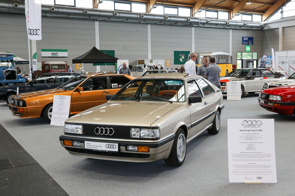 Bild: Audi Coupé (1984) - mit Vierzylinder und 90 PS - Klassikwelt Bodensee 2024