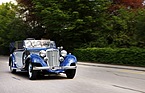Audi Front (1936) - Hinter dem fast senkrecht stehenden Kühlergrill arbeitet ein Reihensechszylindermotor mit 55 PS