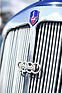 Image: Audi front (1936) - the four rings are already there, the Audi logo from back then
