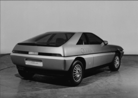 Audi Quartz (1981) - man beachte den hübsch gestalteten Auspuff, der an das Audi-Logo erinnert