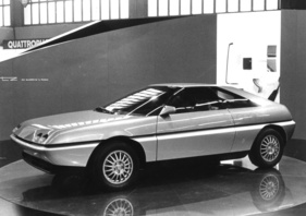 Audi Quartz - Die Pininfarina-Studie basiert auf dem Audi Quattro - gezeigt am Autosalon 1981