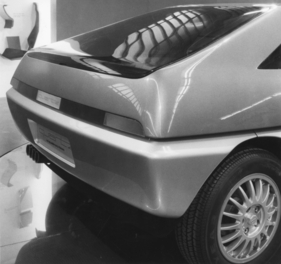 Audi Quartz - das Heck der Pininfarina-Studie, die am Autosalon 1981 in Genf gezeigt wurde