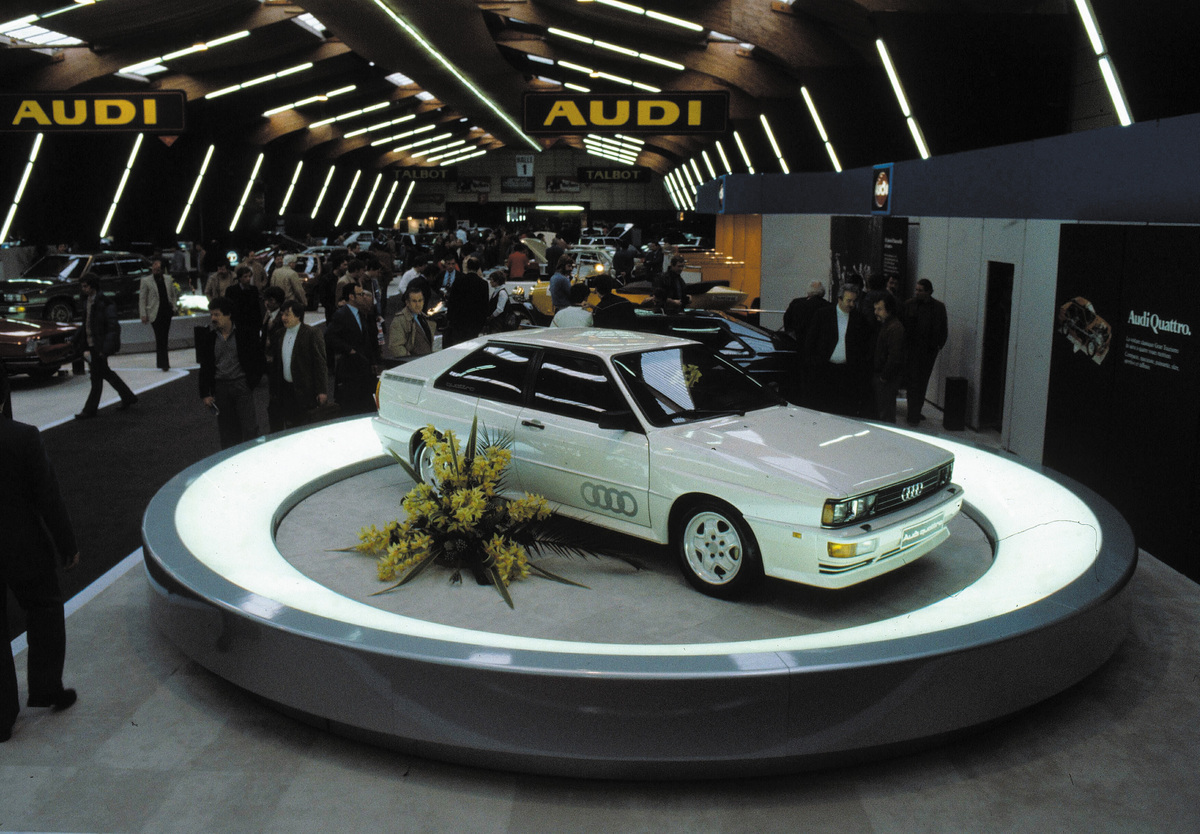 Audi Quattro (1980) - Original Quattro premiere at the 1980 Geneva Motor Show