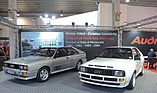Audi Quattro (1980) - der Serienquattro (links) und der Sport Quattro rechts - Auto e Moto d'Epoca 2014