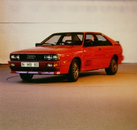 Audi Quattro (1980) - frühe Aufnahme des Serien-Quattro