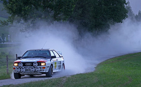 Audi Quattro (1983) - Gruppe B Rallyelegenden Saalfelden 2015 Audi Quattro (1983) - Gruppe B Rallyelegenden Saalfelden 2015