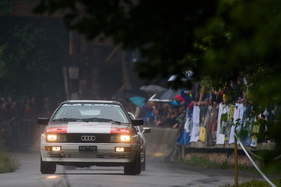Audi Quattro (1983) am Oldtimer GP Brugger Schachen 2019 - Starterfeld 7 «Historische Rennwagen»