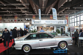 Audi Quattro (1985) - in der Farbe Zermattsilber (Retro Classics Bavaria 2017 in Nürnberg)