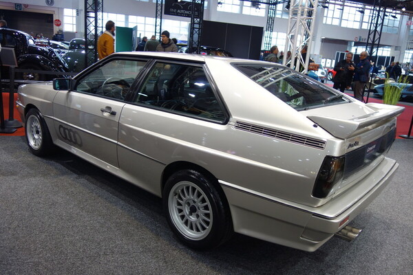 Audi Quattro (1987) – mit ihm Begann der Vorsprung durch Technik – Interclassics Classic Car Show Brüssel 2023
