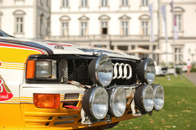 Audi Quattro A2 (1985) - in der Sonderausstellung "Let it B" mit Gruppe B Rallye-Fahrzeugen an der Schloss Bensberg Classics 2015