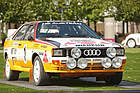 Audi Quattro A2 (1985) - in der Sonderausstellung "Let it B" mit Gruppe B Rallye-Fahrzeugen an der Schloss Bensberg Classics 2015