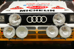 Audi Quattro A2 (1985) - in der Sonderausstellung "Let it B" mit Gruppe B Rallye-Fahrzeugen an der Schloss Bensberg Classics 2015