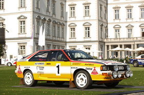 Audi Quattro A2 (1985) - in der Sonderausstellung "Let it B" mit Gruppe B Rallye-Fahrzeugen an der Schloss Bensberg Classics 2015