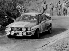 Audi Quattro - Audi Quattro an der Rallye Monte Carlo 1983