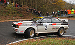 Bild: Audi Quattro - Gesamtplatz 2 der ADAC Rallye Köln-Ahrweiler 2012 mit Anton Werner (Startnummer 2)