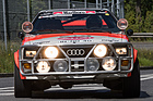 Audi Quattro Rallye Gruppe 4 Replika (1982) an der Audi Sport Quattro Parade anlässlich des Grand Prix Suisse Berne Memorial 2018 (1982)