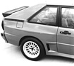 Audi Quattro Sport (1983) - eines von vier Baur-Vorserienfahrzeugen - Verbreiterungen am Heck