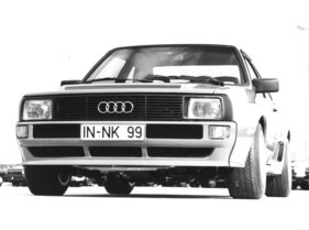 Audi Quattro Sport (1983) - eines von vier Baur-Vorserienfahrzeugen - wurde auch für den FIA-Wagenpass verwendet