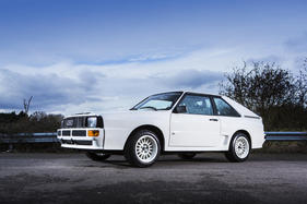 Audi Quattro Sport SWB Coupé (1985) - als Lot 36 an der Versteigerung von Bonhams anlässlich des Goodwood Member Meetings am 21. März 2015 (1985)