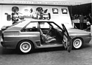 Audi Quattro Sport - vorwiegend für den Sporteinsatz gedacht und mit verkürztem Kunststoffaufbau versehen - am Genfer Automobilsalon 1984
