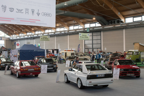 Audi Quattro - gezeigt an der Sonderschau 40 Jahre quattro - Motorworld Classics Bodensee 2018