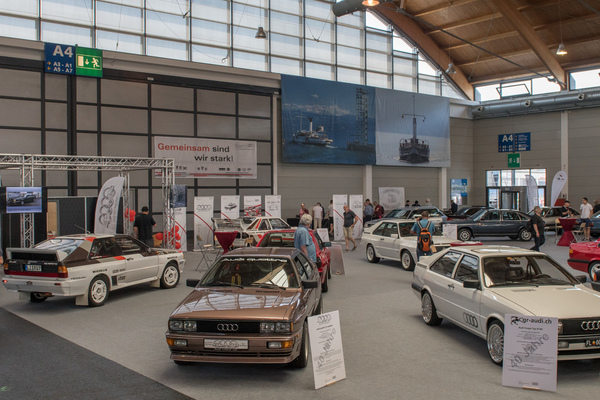 Audi Quattro - gezeigt an der Sonderschau 40 Jahre quattro - Motorworld Classics Bodensee 2018
