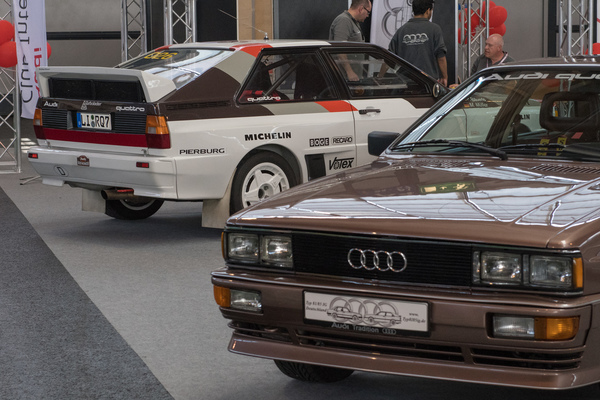 Audi Quattro - gezeigt an der Sonderschau 40 Jahre quattro - Motorworld Classics Bodensee 2018