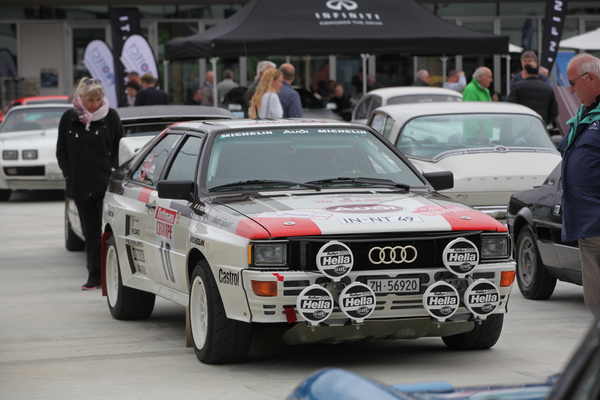 Audi Quattro - im Rallye-Trimm (Dolder Classics Mai 2018)
