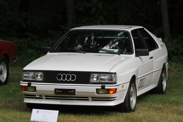 Audi Quattro von 1984 bei den Future Classics - Concours d'Elégance Suisse Coppet 2017