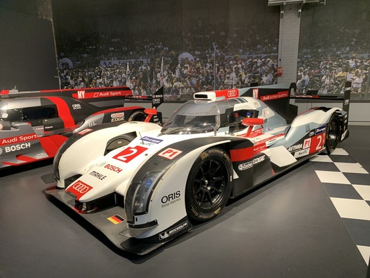 Audi R18 e-tron – Tim und Struppi-Ausstellung – Musée National de l'Automobile Mulhouse