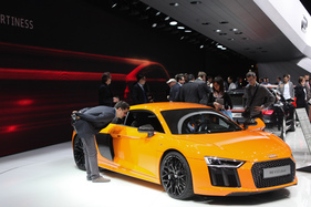 Audi R8 V10 - die Neuauflage wirkt elegant - auf dem Genfer Automobilsalon 2015