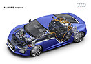 Bild: Audi R8 e-tron (2015) - Durchsichtszeichnung