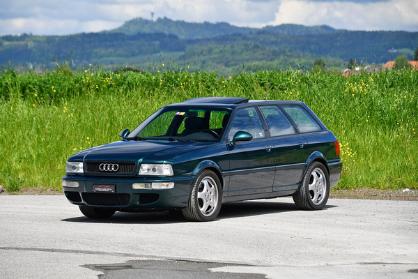 Bild: Audi RS2 Avant (1995) - als Lot 12 angeboten an der Swiss Classic World Versteigerung der Oldtimer Galerie Toffen in Luzern am 3. Juni 2023