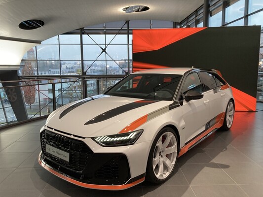Image: Audi RS6 Avant GT at the C-series exhibition in the Audi Forum Neckarsulm
