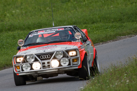Audi Rallye Quattro (1982) an der Bergprüfung Altbüron 2017 - Feld 2