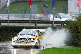 Audi Sport Quattro E2 (1985) am Treffen der Gruppe B Legenden in Salzburg am 13. September 2013