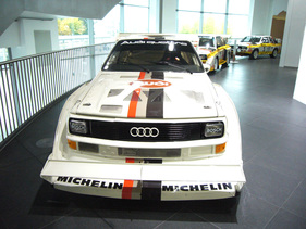 Audi Sport Quattro E2 "Pikes Peak" (1983) - Rennversionen in der Sonderausstellung "30 Jahre Sport Quattro" im Audi-Museum (1983)