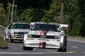 Audi Sport Quattro E2 "Pikes Peak Replica" (1987) an der Audi-Sport-Quattro-Parade anlässlich des Grand Prix Suisse Berne Memorial 2018 (1987)