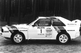 Audi Sport Quattro S1 (1984) - an der Rallye Metz