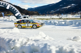 Audi Sport Quattro S1 (1985) – von Audi Tradition beim Ice Race in Zell am See, Januar 2024 (1985)
