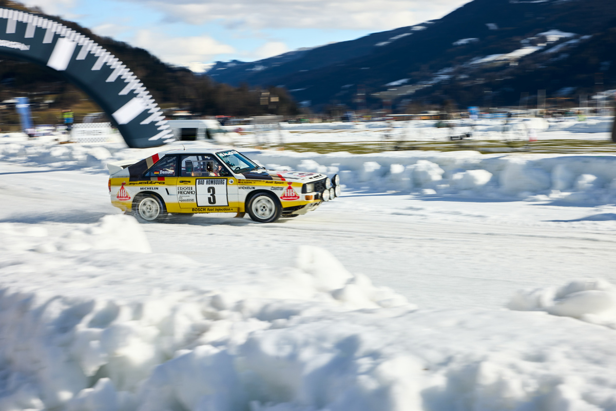 Audi Sport Quattro S1 (1985) - from Audi Tradition at the Ice Race in Zell am See, January 2024