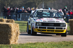 Audi Sport Quattro S1 Group B - auf dem Life Rallye Stage an der Race Retro 2018