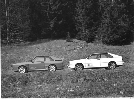 Audi Sport quattro (1983) - im Vergleich zum normalen "langen" quattro