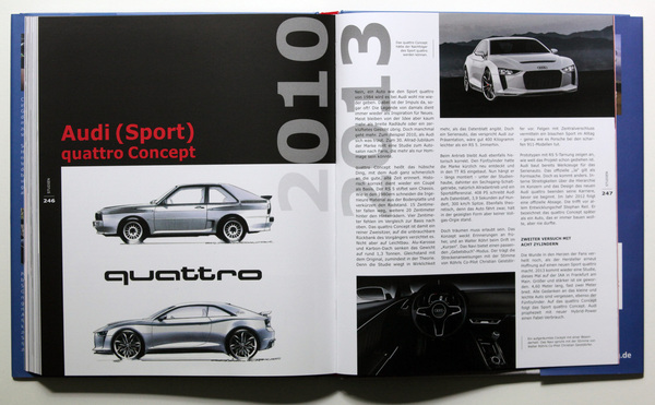 Audi (Sport) quattro Concept - Buch "Audi RS - Die High-Performance Modelle"