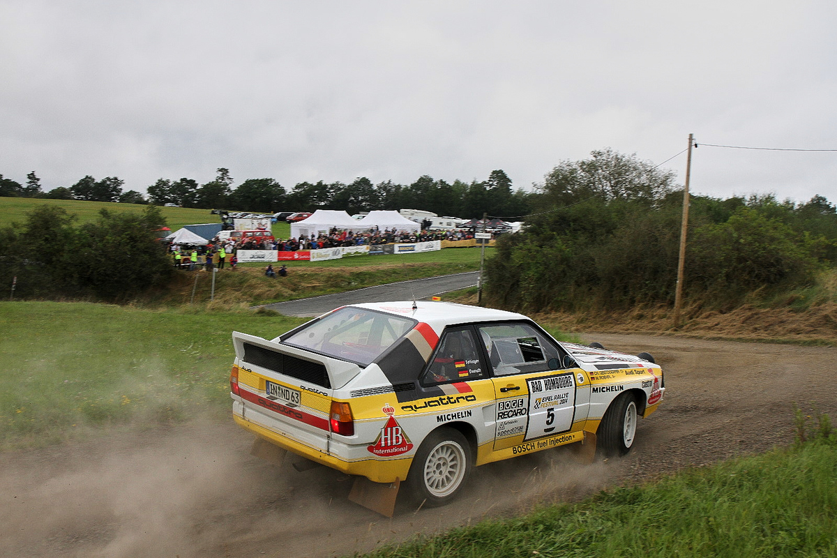 Audi Sport quattro von 1985 - erwartet am ADAC Eifel Rallye Festival 2025